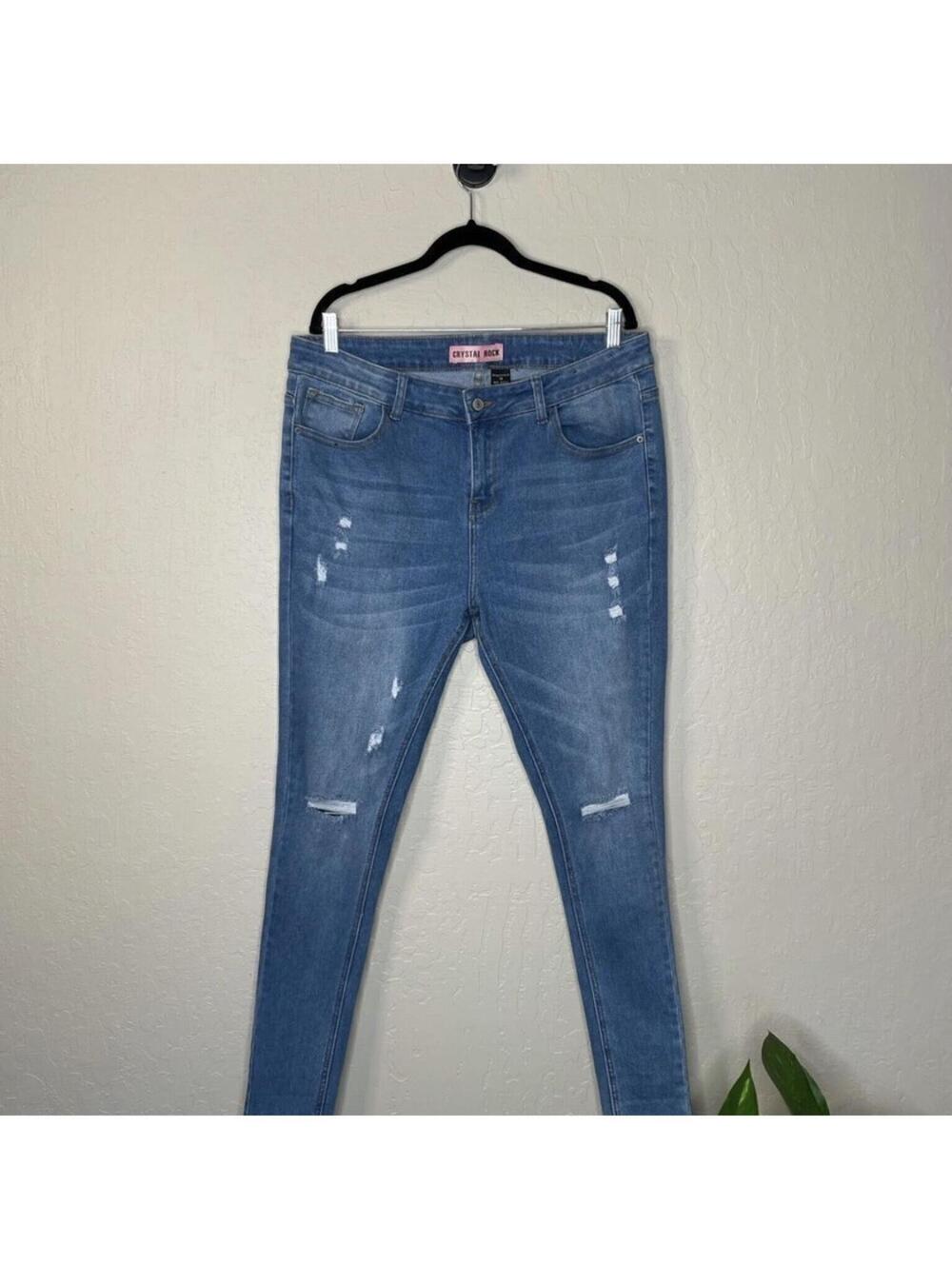 Crystal rock jeans